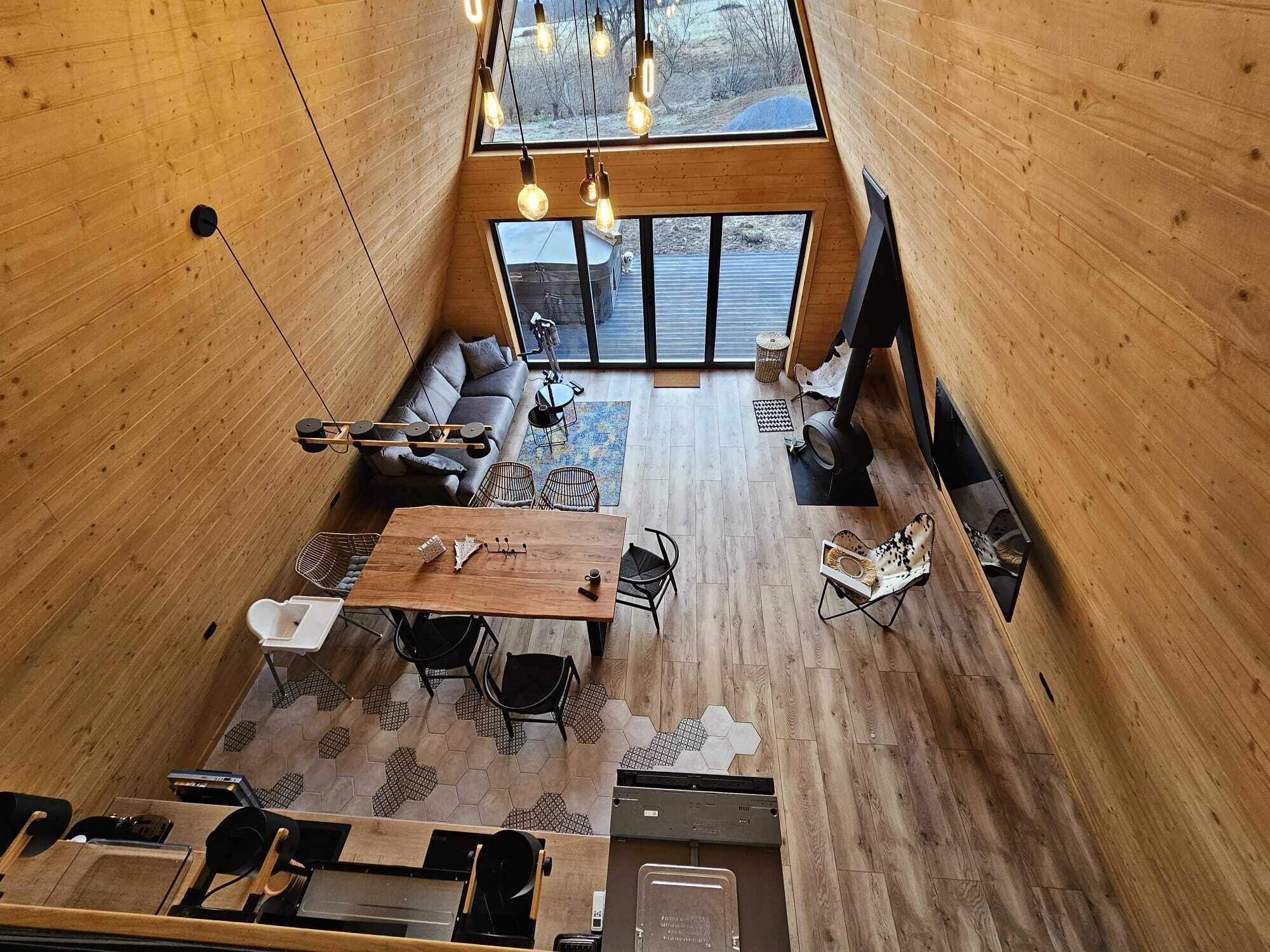 Alpehytte (Air Chalet) | Eget kjøkken | Kjøleskap, ovn, oppvaskmaskin og vannkoker