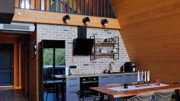 Fire Chalet | Living area