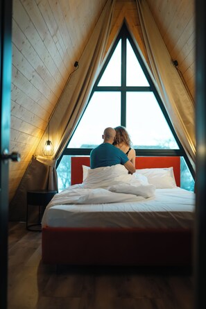 Fire Chalet | View from room - Vino Chalets (Bran)