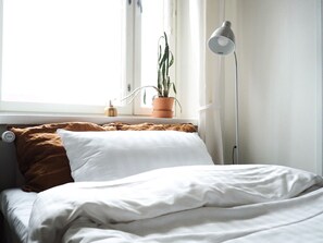 Desk, iron/ironing board, free WiFi, bed sheets