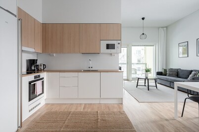 Spacious 2BR at Tammela Stadium | Sauna & Balcony