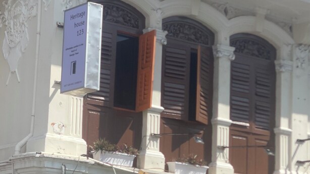 A heritage house with a sign indicating it is number 123. - Heritage House 123 (George Town)