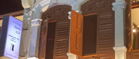 Voorkant van accommodatie