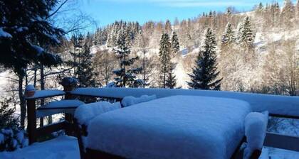 Espaciosa escapada con vista al lago