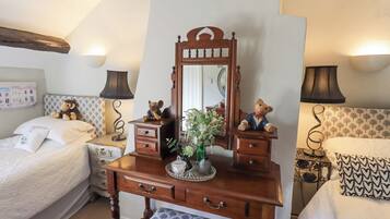 2 habitaciones, decoración personalizada y muebles diferentes