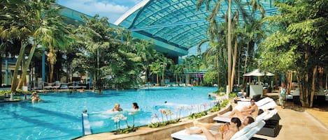 Indoor pool, a heated pool