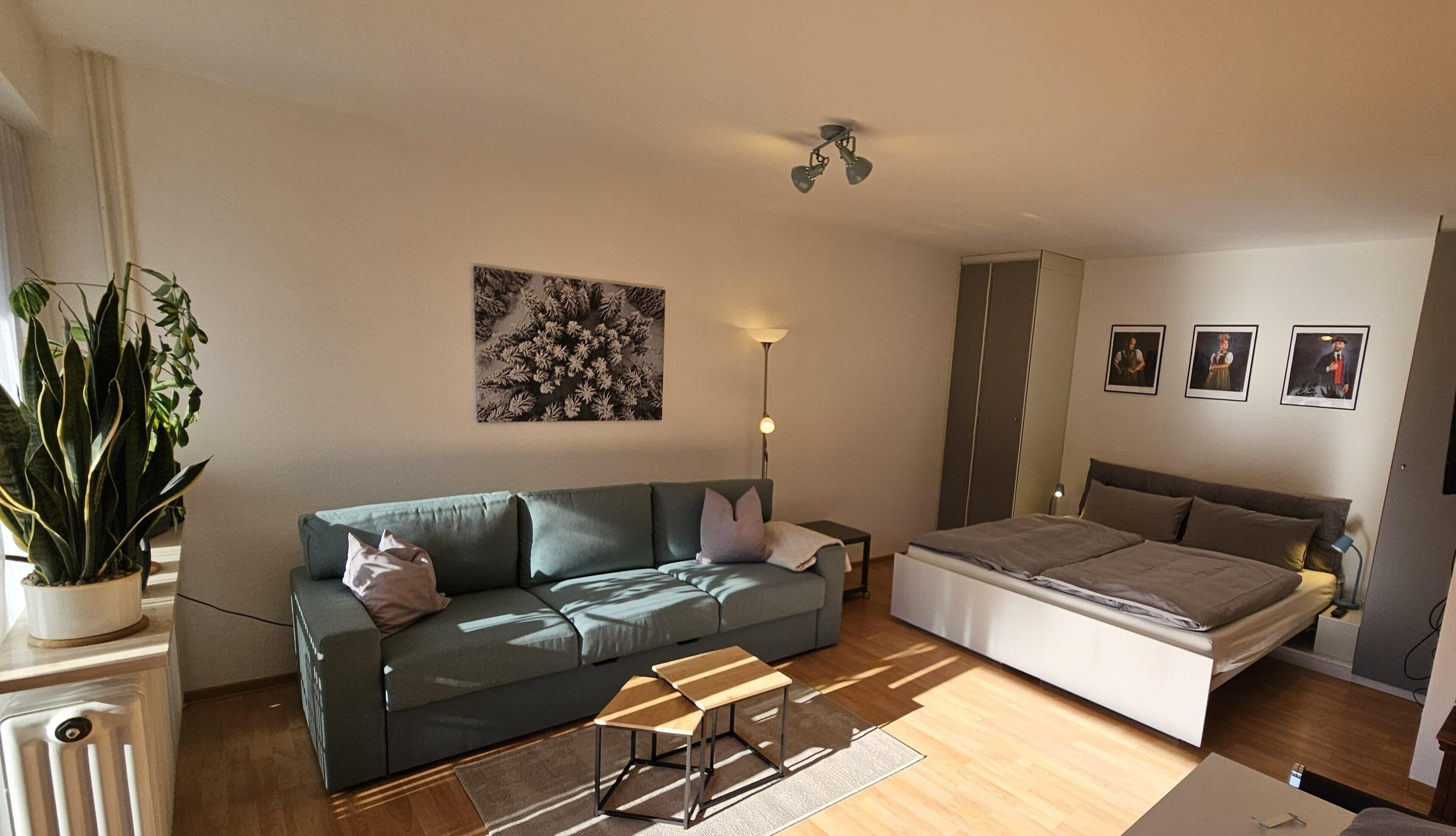 Télévision, table de tennis de table