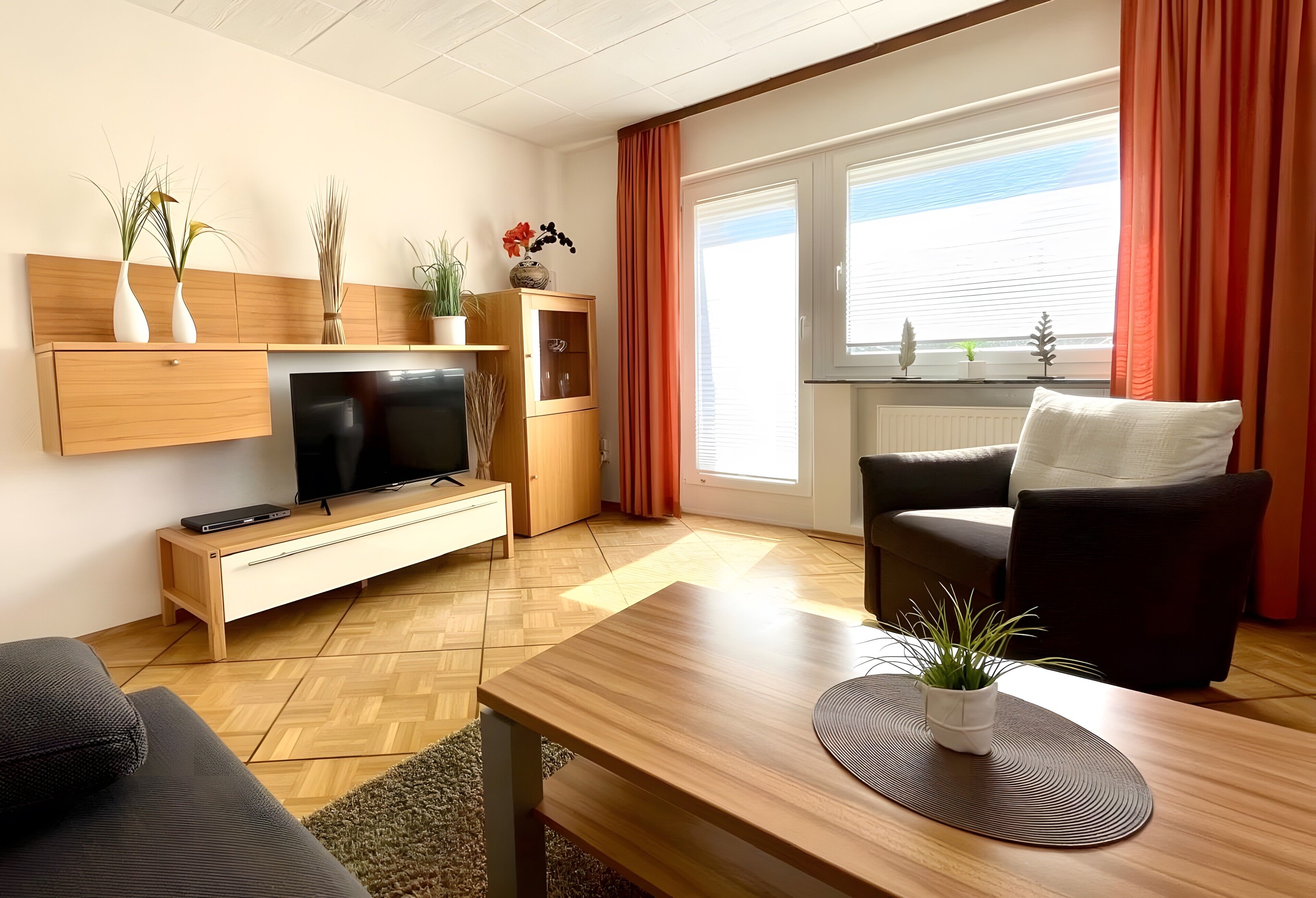 Televisión, reproductor de DVD y estéreo 