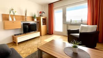 Televisión, reproductor de DVD y estéreo