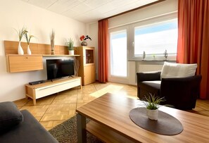 TV, DVD player, stereo