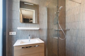 Shower, hair dryer