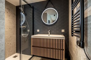 Shower, hair dryer