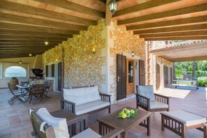 Outdoor dining - S'hort Villa with Private Pool (Felanitx)