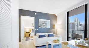 2 bedrooms, iron/ironing board, travel crib, WiFi