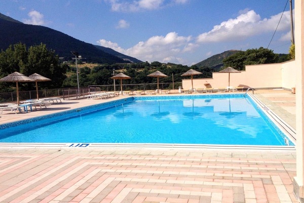 Schwimmbad des Ferienhauses