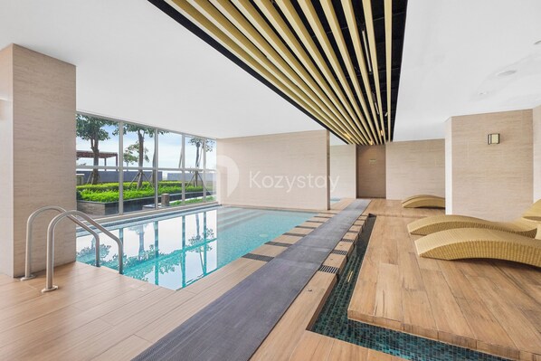 Indoor pool, outdoor pool