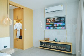 Villa Beachfront | Ilmaiset minibaarituotteet, tallelokero huoneessa