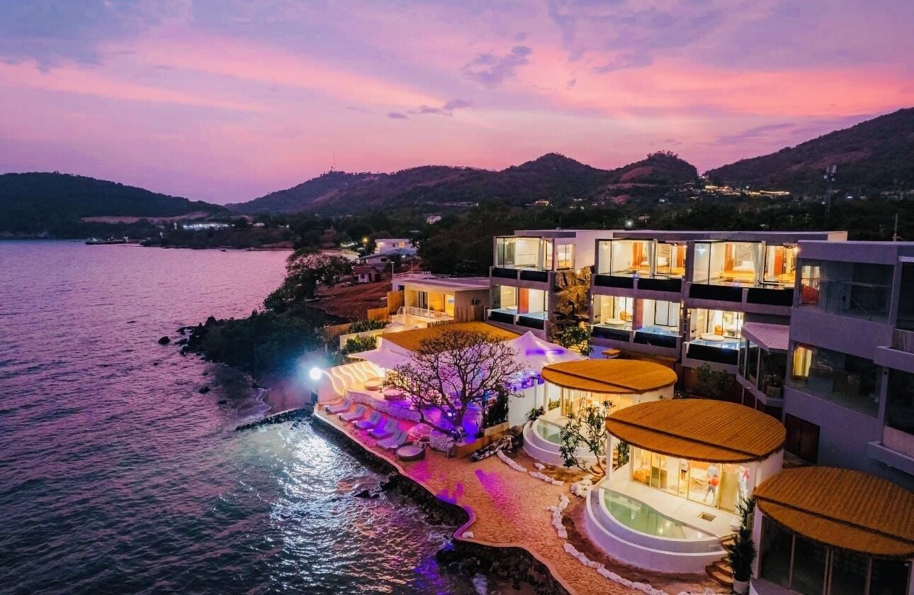 Majoituspaikan julkisivu