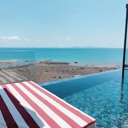 Rooftop pool