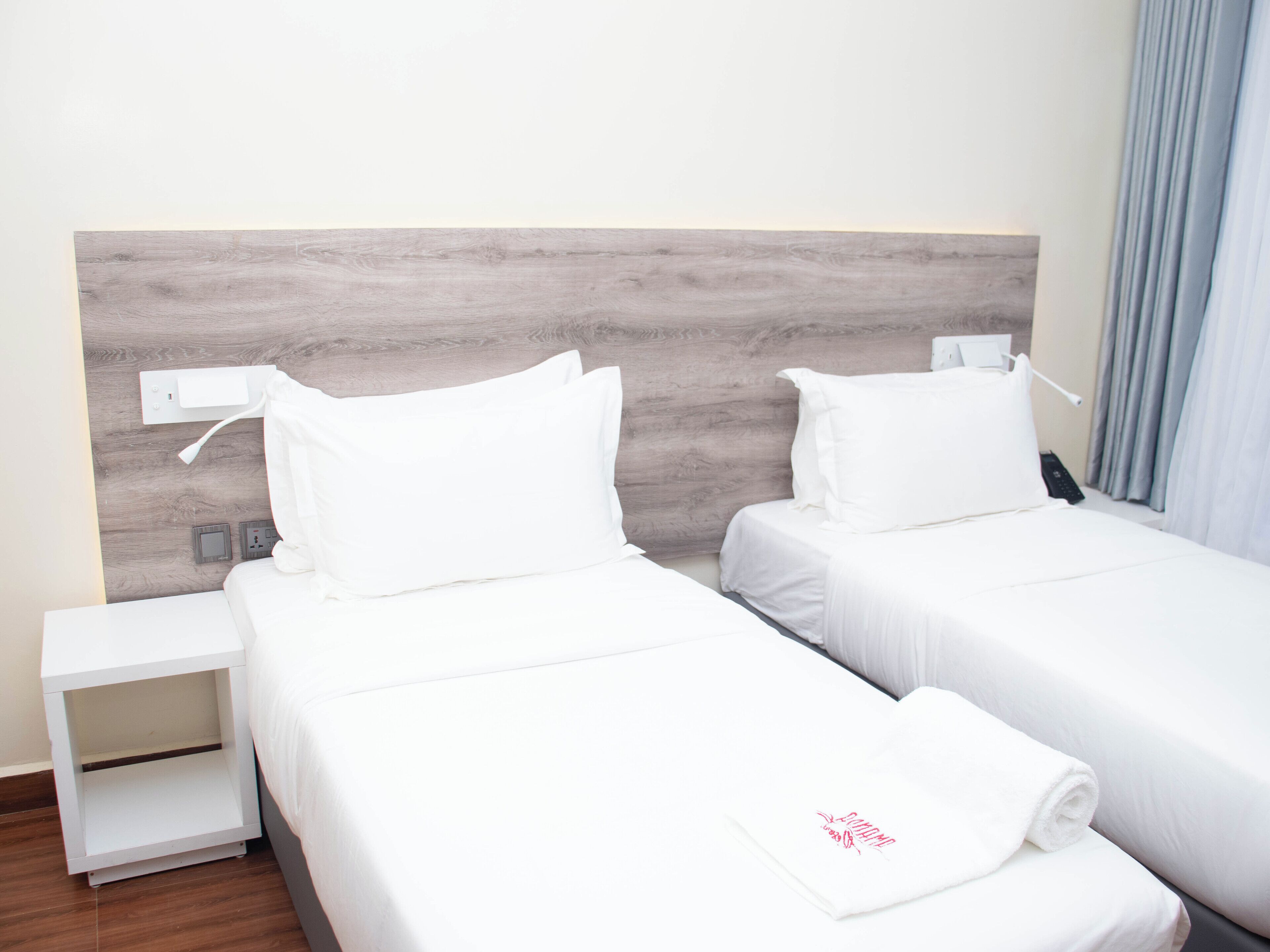 Deluxe-Einzelzimmer, Blick auf den Innenhof