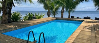 Maison de plage 4 chambres avec piscine à Moorea