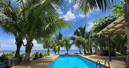 Maison de plage 4 chambres avec piscine Ă Moorea