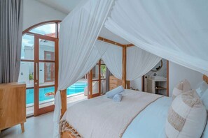 3 bedrooms, WiFi, bed sheets - Villa Kallistē Mediteranean 3BR Villa Canggu Beach (Pererenan)