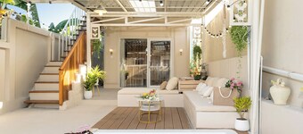 3-bedroom Boho Pool Villa  in Rawai Phuket with private pool & sunset rooftop