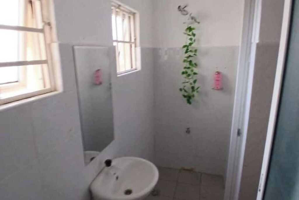 Shower, bidet, towels, soap