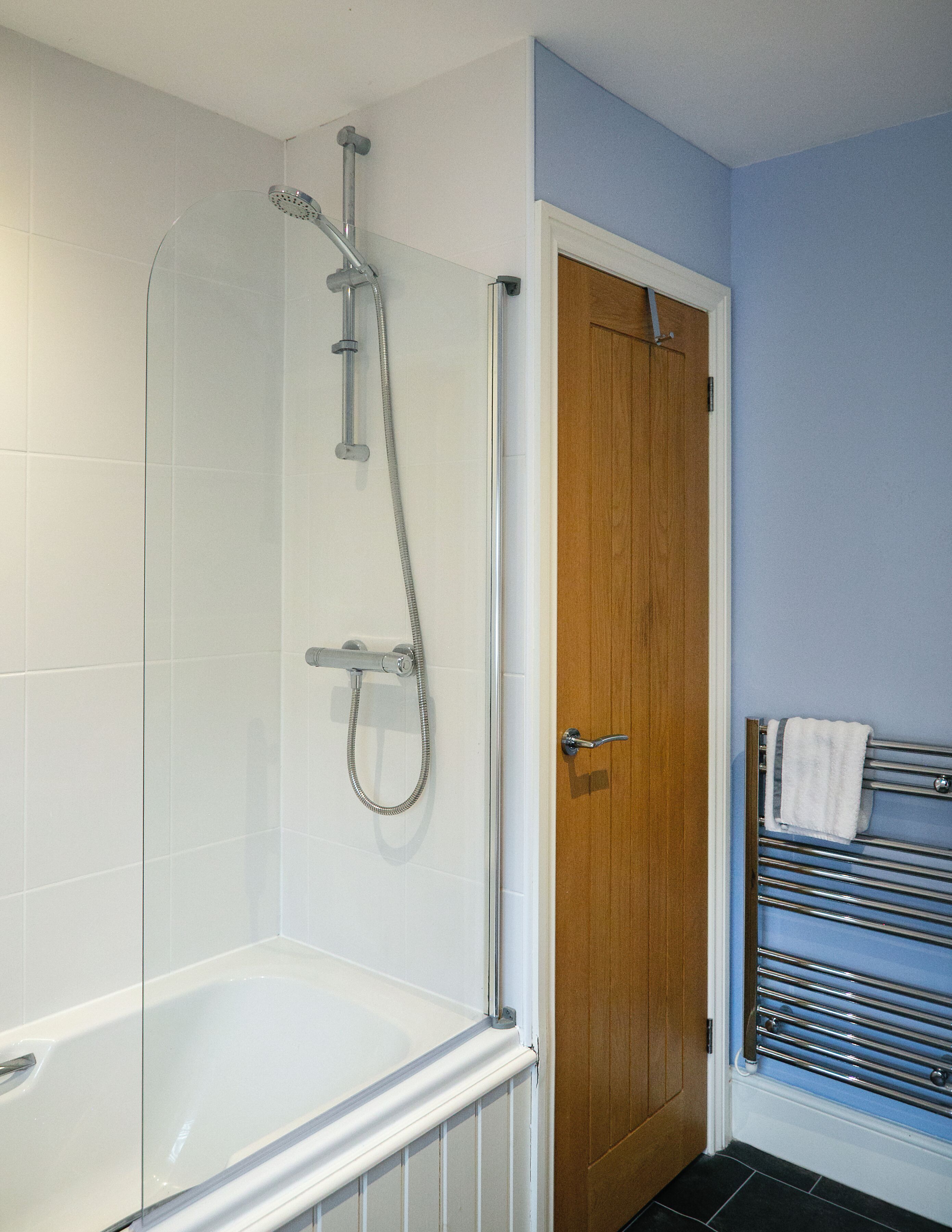 Towels, soap, toilet paper