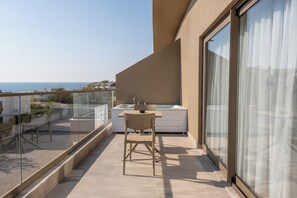 Honeymoon Room, Jetted Tub, Partial Sea View | View from room - Prive Suite Side & Spa Hotel Adults Only 16 Plus (Manavgat)