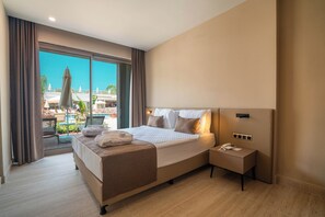 舒适公寓, 1 间卧室, 厨房, 池畔 | 埃及棉床单、高档床上用品、泰普尔床垫、客房内保险箱