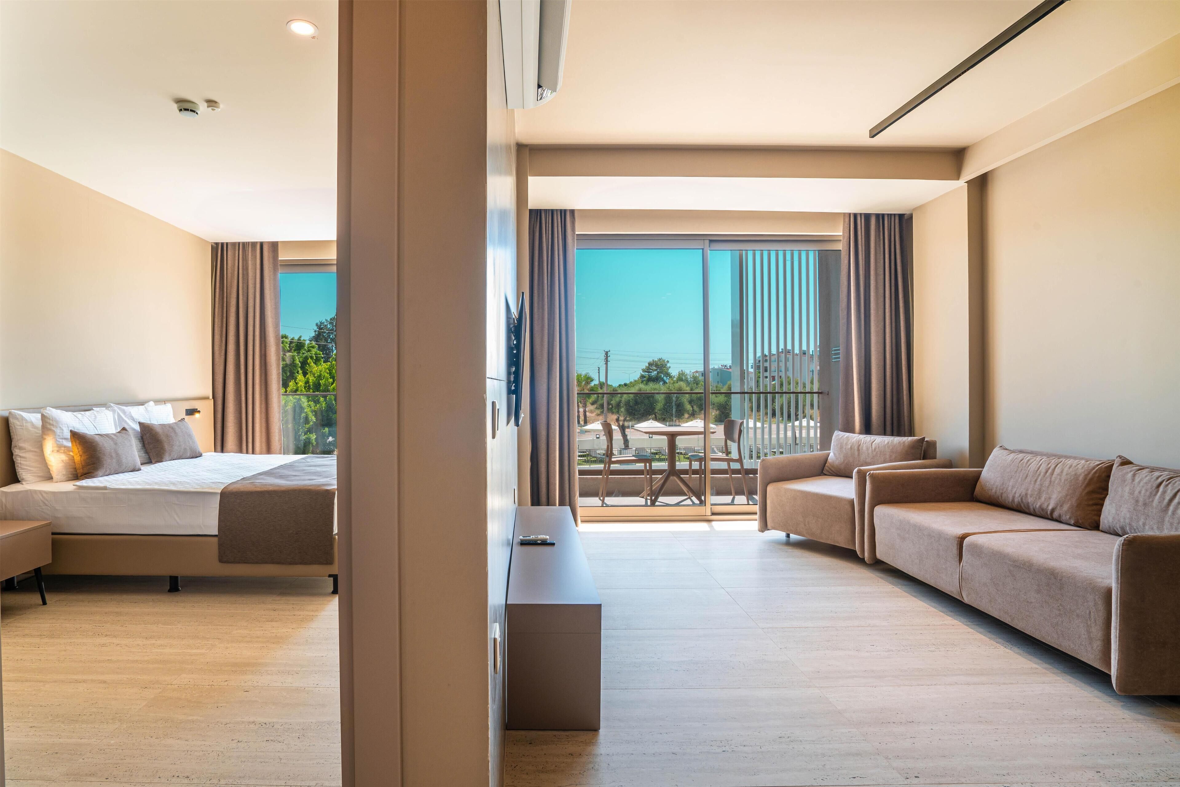 Apartment, 1 Bedroom, Kitchen, Pool View | View from room