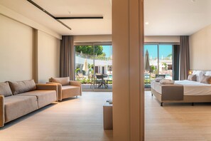 Comfort Apartment, 1 Bedroom, Kitchen, Poolside | View from room