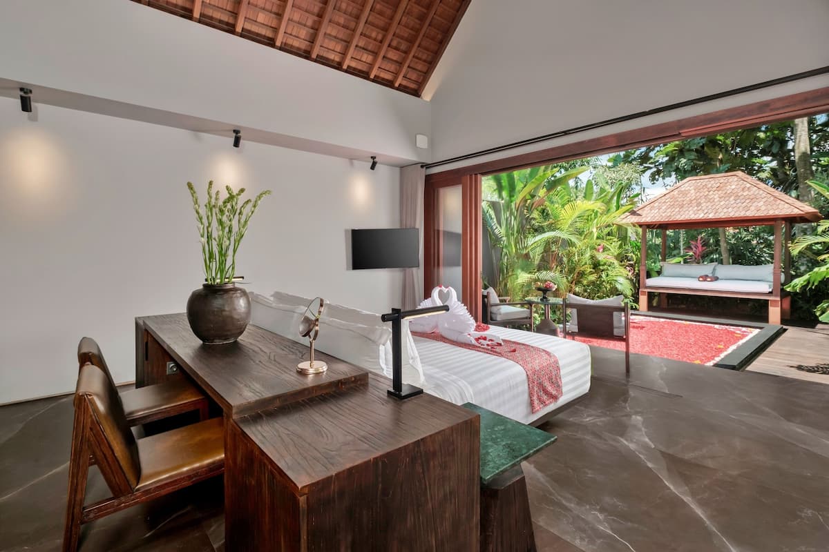 Biệt thự Premier, hồ bơi riêng | 1 phòng ngủ, bộ đồ giường cao cấp, minibar, két bảo mật tại phòng