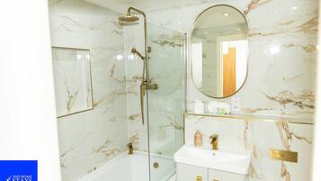 Shower, hair dryer