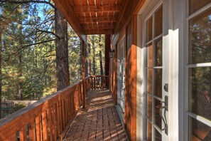 Superior Cabin, Multiple Bedrooms, Hot Tub, Mountain View | Terrace/patio
