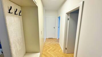 Deluxe Apartment, Balcony | Living area