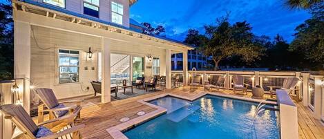 Una piscina climatizada