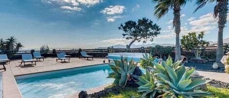 Una piscina riscaldata