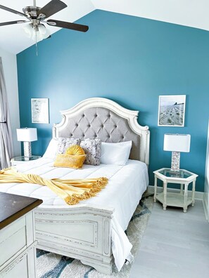 2 bedrooms, iron/ironing board, travel crib, WiFi