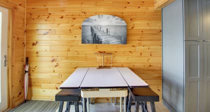 Dock + Fire Pit: Lakefront Cabin in Deer River!