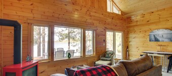 Dock + Fire Pit: Lakefront Cabin in Deer River!