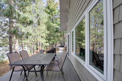 Dock + Fire Pit: Lakefront Cabin in Deer River!