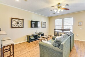 House (2 Bedrooms) | Interior - 1/2 Mi to Galveston Strand! Coastal Haven w/ Deck (Galveston)