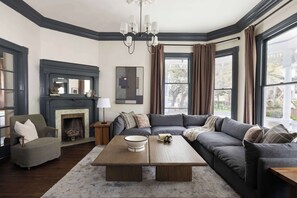 TV, books, offices - Historic Restoration | Whitefield Square (Savannah)