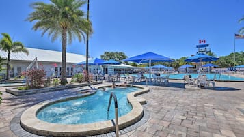 Indoor pool, outdoor pool