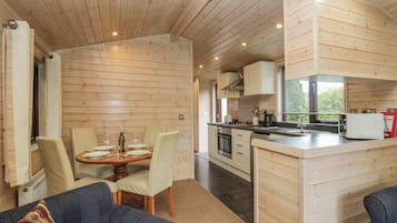 Fridge, dishwasher, electric kettle, toaster