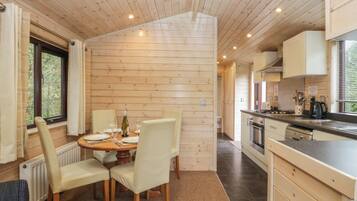 Fridge, dishwasher, electric kettle, toaster