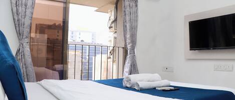 2 slaapkamers, een strijkplank/strijkijzer, wifi, beddengoed